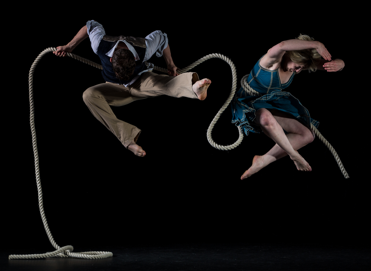 Photo of Helen Gould and George Adams taken as part of a workshop with Nicola Selby, 2012